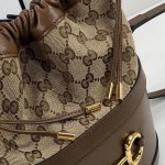 Gucci Horsebit 1955 bucket bag brown 602118 2363