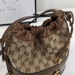 Gucci Horsebit 1955 bucket bag brown 602118 2363