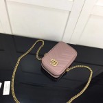 Gucci GG Marmont mini bag 598597 Pink