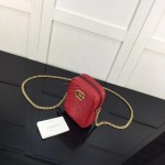 Gucci GG Marmont mini bag 598597 Red