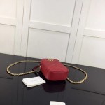 Gucci GG Marmont mini bag 598597 Red