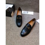 Gucci Jordaan leather loafer black 404069