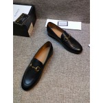 Gucci Jordaan leather loafer black 404069