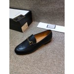 Gucci Jordaan leather loafer black 404069