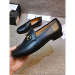 Gucci Jordaan leather loafer black 404069