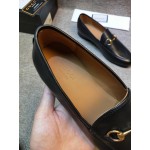 Gucci Jordaan leather loafer black 404069