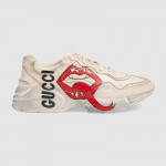 Gucci Rhyton sneaker with mouth print 552089