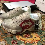 Gucci Rhyton sneaker with mouth print 552089