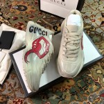 Gucci Rhyton sneaker with mouth print 552089