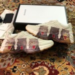 Gucci Rhyton leather sneaker with tigers 576050