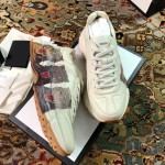 Gucci Rhyton leather sneaker with tigers 576050