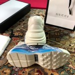 Gucci Rhyton leather sneaker with wave 576052