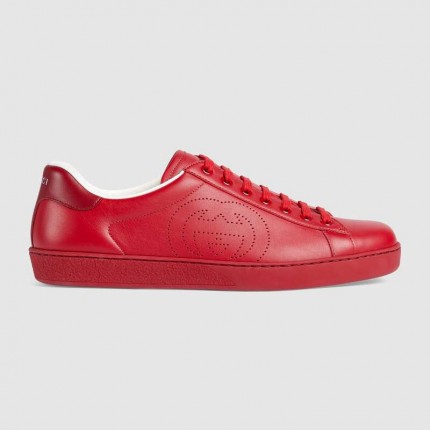 Gucci Ace sneaker with Interlocking G 599147 red