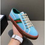 Gucci Tennis 1977 sneaker blue cotton 606111