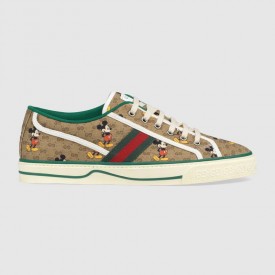 Disney x Gucci Tennis 1977 sneaker with Web 606111