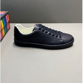 Gucci Ace GG embossed sneaker 625787 black