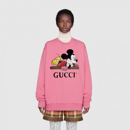 Disney x Gucci oversize sweatshirt pink 469250