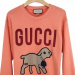 Gucci Oversize sweatshirt with lamb patch 469250