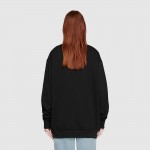 Gucci Oversize sweatshirt with Gucci logo black 469250