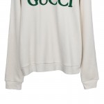 Gucci Oversize sweatshirt with Gucci logo white 469250