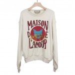 Gucci Oversize sweatshirt with cat print white 562199