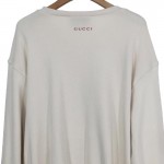 Gucci Oversize sweatshirt with cat print white 562199