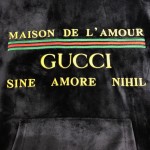 Gucci Oversize sweatshirt with Gucci embroidery 595773