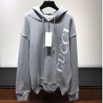 Gucci print hooded sweatshirt 604974