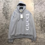 Gucci print hooded sweatshirt 604974