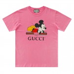 Disney x Gucci oversize T-shirt pink 492347