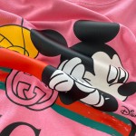 Disney x Gucci oversize T-shirt pink 492347