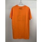 Gucci logo print T-shirt orange 493117