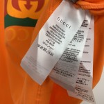 Gucci logo print T-shirt orange 493117