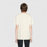 Gucci Oversize t-shirt with mouth white 493117