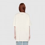 Gucci Oversize T-shirt with MDCCXXXIV print 539081