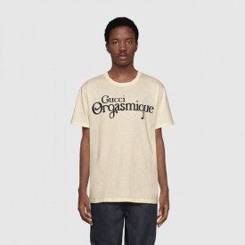 Gucci Orgasmique print oversize T-shirt 548334