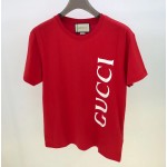 Gucci print oversize T-shirt red 565806