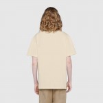 Gucci Band oversize print T-shirt white 565806