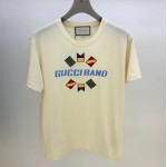 Gucci Band oversize print T-shirt white 565806