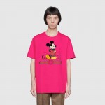 Disney x Gucci oversize T-shirt pink 565806