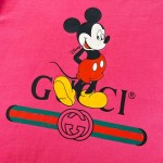 Disney x Gucci oversize T-shirt pink 565806