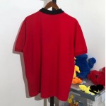 Gucci Polo with GG embroidery red 574086