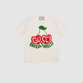 Gucci Beverly Hills cherry print T-shirt 580762 9095