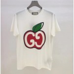 Gucci T-shirt with GG apple print white 580762