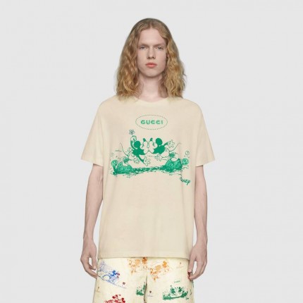 Disney x Gucci T-shirt white 604176 XJB6U