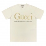 Gucci glitter print T-shirt ivory 615044