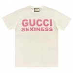 Gucci Sexiness print oversize T-shirt white 616036