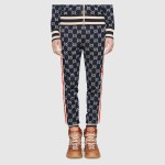 496920 GG jacquard jogging pant blue