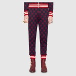 496920 GG jacquard jogging pant red