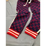 496920 GG jacquard jogging pant red